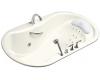 Kohler Vigora K-1339-H2-52 Navy Whirlpool Bath Tub