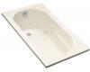 Kohler Devonshire K-1357-47 Almond 5' Whirlpool Bath Tub with Reversible Drain