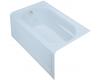 Kohler Devonshire K-1357-LA-6 Skylight 5' Whirlpool Bath Tub with Integral Apron and Left-Hand Drain