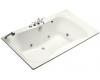 Kohler Infinity Bath Tub K-1369-H2-0 White 6' Whirlpool Bath Tub with Right-Hand Pump