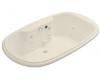 Kohler Revival K-1375-AH-47 Almond 6' Whirlpool Bath Tub with Spa Experience
