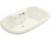 Kohler Revival K-1375-AH-52 Navy 6' Whirlpool Bath Tub with Spa Experience