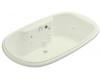 Kohler Revival K-1375-AH-NG Tea Green 6' Whirlpool Bath Tub with Spa Experience