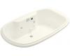 Kohler Revival K-1375-CT-52 Navy 6' Whirlpool Bath Tub with Relax Experience