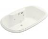 Kohler Revival K-1375-CT-S2 White Satin 6' Whirlpool Bath Tub with Relax Experience