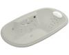 Kohler Revival K-1375-LV-95 Ice Grey 6' Whirlpool Bath Tub with Spa/Massage Experience and Left-Hand Pump