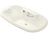 Kohler Revival K-1375-RM-52 Navy 6' Whirlpool Bath Tub with Massage Experience and Right-Hand Pump
