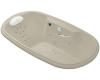 Kohler Revival K-1375-RM-G9 Sandbar 6' Whirlpool Bath Tub with Massage Experience and Right-Hand Pump