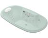 Kohler Revival K-1375-RV-7 Black Black 6' Whirlpool Bath Tub with Spa/Massage Experience and Right-Hand Pump