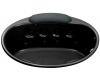 Kohler RiverBath K-1394-H3-7 Black Black 66" Round Whirlpool Bath Tub