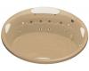 Kohler RiverBath K-1399-H2-33 Mexican Sand 75" Round Whirlpool Bath Tub with Chromatherapy