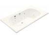 Kohler Memoirs K-1418-AH-0 White 6' Whirlpool Bath Tub with Spa Experience