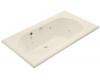 Kohler Memoirs K-1418-AH-47 Almond 6' Whirlpool Bath Tub with Spa Experience
