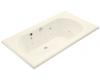 Kohler Memoirs K-1418-AH-S1 Biscuit Satin 6' Whirlpool Bath Tub with Spa Experience