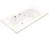 Kohler Memoirs K-1418-CT-0 White 6' Whirlpool Bath Tub with Relax Experience