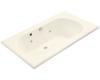 Kohler Memoirs K-1418-CT-S1 Biscuit Satin 6' Whirlpool Bath Tub with Relax Experience