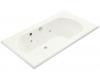 Kohler Memoirs K-1418-CT-S2 White Satin 6' Whirlpool Bath Tub with Relax Experience