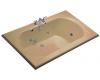 Kohler Memoirs K-1418-HC-33 Mexican Sand 6' Whirlpool Bath Tub with Custom Pump Location