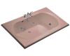 Kohler Memoirs K-1418-HC-45 Wild Rose 6' Whirlpool Bath Tub with Custom Pump Location