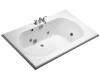 Kohler Memoirs K-1418-HC-S2 White Satin 6' Whirlpool Bath Tub with Custom Pump Location