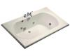 Kohler Memoirs K-1418-HE-47 Almond 6' Whirlpool Bath Tub with Custom Pump Location