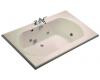 Kohler Memoirs K-1418-HE-55 Innocent Blush 6' Whirlpool Bath Tub with Custom Pump Location
