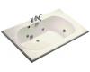 Kohler Memoirs K-1418-HE-S1 Biscuit Satin 6' Whirlpool Bath Tub with Custom Pump Location