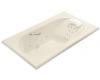 Kohler Memoirs K-1418-M-47 Almond 6' Whirlpool Bath Tub with Massage Experience