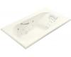 Kohler Memoirs K-1418-V-7 Black Black 6' Whirlpool Bath Tub with Spa/Massage Experience