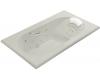 Kohler Memoirs K-1418-V-95 Ice Grey 6' Whirlpool Bath Tub with Spa/Massage Experience