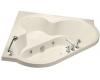 Kohler Cornerstone K-1433-HE-47 Almond Whirlpool Bath Tub with Custom Pump Location