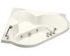 Kohler Cornerstone K-1433-HE-96 Biscuit Whirlpool Bath Tub with Custom Pump Location