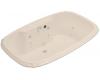 Kohler Portrait K-1457-AH-55 Innocent Blush 5.5' Whirlpool Bath Tub with Spa Experience