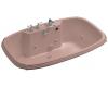 Kohler Portrait K-1457-HB-45 Wild Rose 5.5' Whirlpool Bath Tub with Custom Pump Location