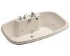 Kohler Portrait K-1457-HF-55 Innocent Blush 5.5' Whirlpool Bath Tub with Custom Pump Location