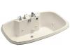 Kohler Portrait K-1457-HJ-47 Almond 5.5' Whirlpool Bath Tub with Custom Pump Location