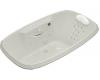 Kohler Portrait K-1457-LM-95 Ice Grey 5.5' Whirlpool Bath Tub with Massage Experience and Left-Hand Pump