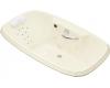 Kohler Portrait K-1457-RM-6 Skylight 5.5' Whirlpool Bath Tub with Massage Experience and Right-Hand Pump