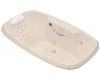 Kohler Portrait K-1457-RV-55 Innocent Blush 5.5' Whirlpool Bath Tub with Spa/Massage Experience and Right-Hand Pump