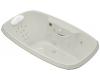 Kohler Portrait K-1457-RV-95 Ice Grey 5.5' Whirlpool Bath Tub with Spa/Massage Experience and Right-Hand Pump