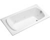 Kohler Portrait K-1460-H2-0 White 6' Whirlpool Bath Tub with Right-Hand Drain