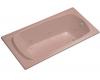 Kohler Portrait K-1460-H2-45 Wild Rose 6' Whirlpool Bath Tub with Right-Hand Drain