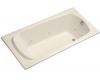 Kohler Portrait K-1460-H2-47 Almond 6' Whirlpool Bath Tub with Right-Hand Drain