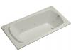 Kohler Portrait K-1460-H2-95 Ice Grey 6' Whirlpool Bath Tub with Right-Hand Drain