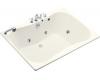 Kohler Infinity Bath Tub K-1487-HF-58 Thunder Grey 5' Whirlpool Bath Tub with Custom Pump Location