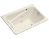 Kohler Greek K-1492-H2-47 Almond Whirlpool Bath Tub
