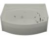 Kohler Lakewood K-1630-H-95 Ice Grey 5' Whirlpool Bath Tub with Heater