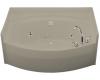 Kohler Lakewood K-1630-HK-G9 Sandbar 5' Whirlpool Bath Tub with Flange, Custom Pump Location and Heater