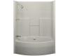 Kohler Terracina K-1635-HK-96 Biscuit 5' Whirlpool Bath Tub with Tile-Look Walls Custom Pump Location and Heater