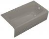 Kohler Mendota K-514-H2-K4 Cashmere Whirlpool Bath Tub with Right-Hand Drain